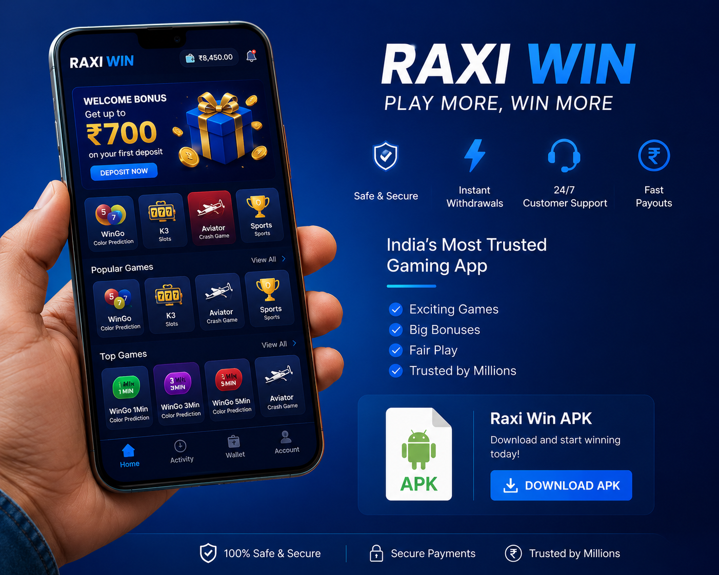 Raxi Win registration guide showing signup form